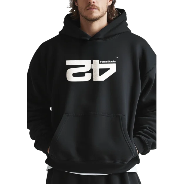 Fast Buds Black Hoodie 2025